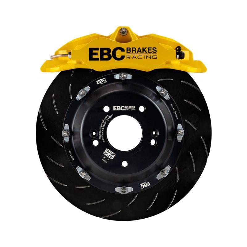 EBC Racing Yellow Apollo-4 Calipers 330mm Rotors Front Big Brake Kit Subaru BRZ 13-26 / Scion FR-S 13-16 / Toyota 86 17-26 | BBK031YEL-1