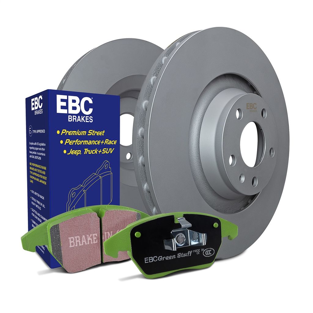 EBC Rear Greenstuff Brake Pad & Premium Rotor Kit Honda Civic Si 2017-2020 | S11KR1493