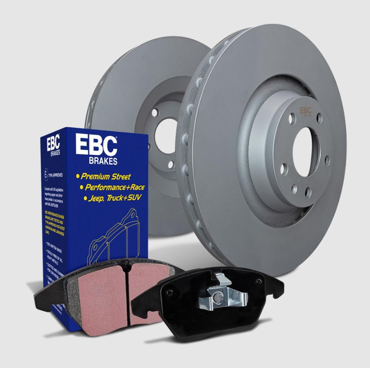 EBC S1 Ultimax2™ Brake Pads and Gray RK Rotors Kit Rear Subaru WRX 2022-2026 | S1KR1878