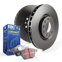 EBC S20 Ultimax brake Pads and RK Brake Rotors Front / Rear Kit Subaru WRX w/ Eyesight Tech 2016-2021 | S20K1997