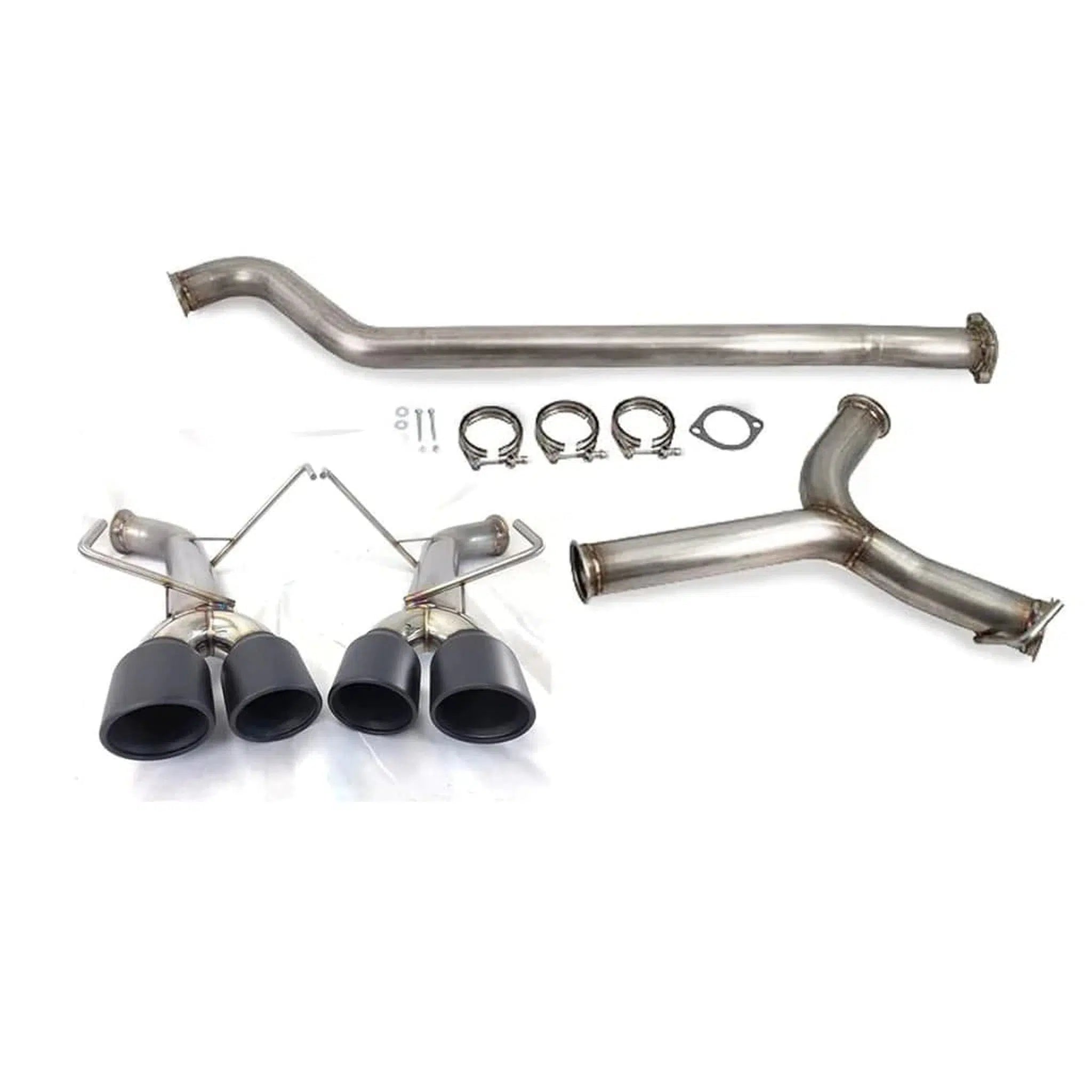 ETS Catback Exhaust Muffled Non-Resonated Black Tips 2022-2026 Subaru WRX | 200-60-EXH-009