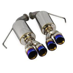 ETS Catback Exhaust Rear Section Muffled Stealth Black Tips 2022-2026 Subaru WRX | 200-60-EXH-031