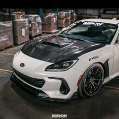 Seibon Carbon Fiber Front Bumper Fender Ducts Subaru BRZ 2022-2026 | FBT22SBBRZ