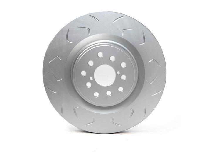 FactionFab Slotted Front Rotor V2 Dual Drilled 5x100/114 Subaru STI 2018-2021 | FFA1.10296.1