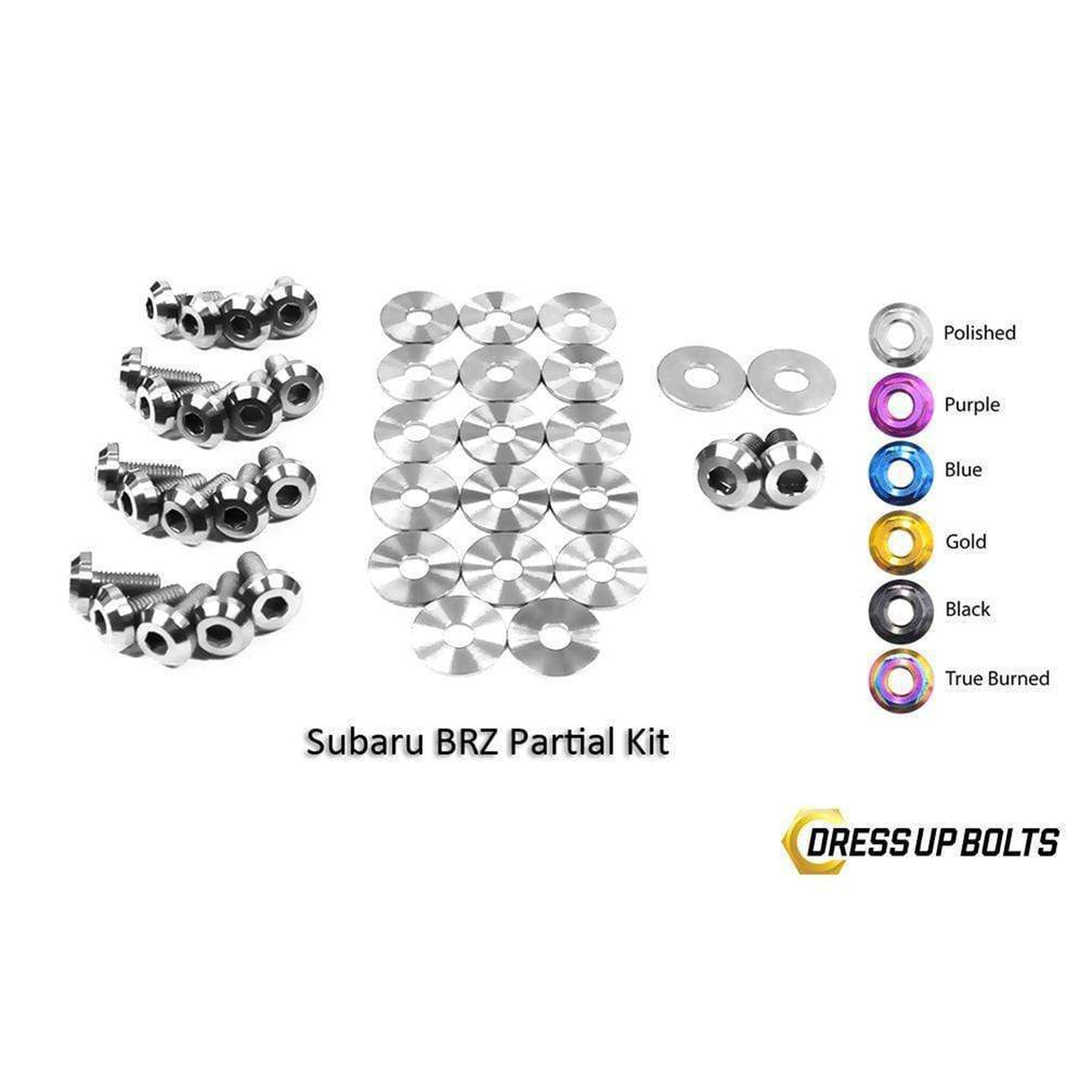 Fast Turn Fittings Stage 1 Subaru BRZ (2013-2020) Titanium Partial Engine Bay Kit