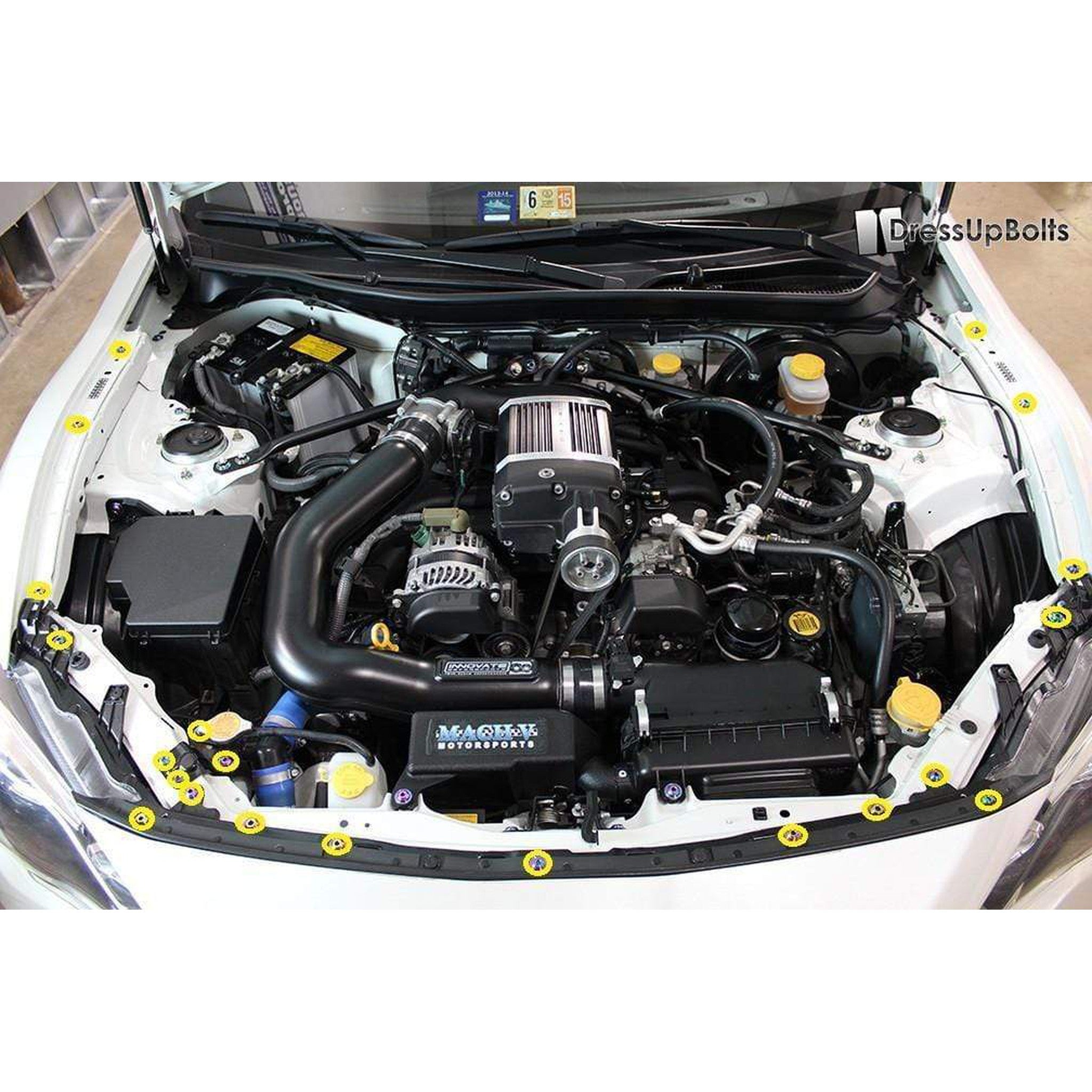 Fast Turn Fittings Stage 1 Subaru BRZ (2013-2020) Titanium Partial Engine Bay Kit