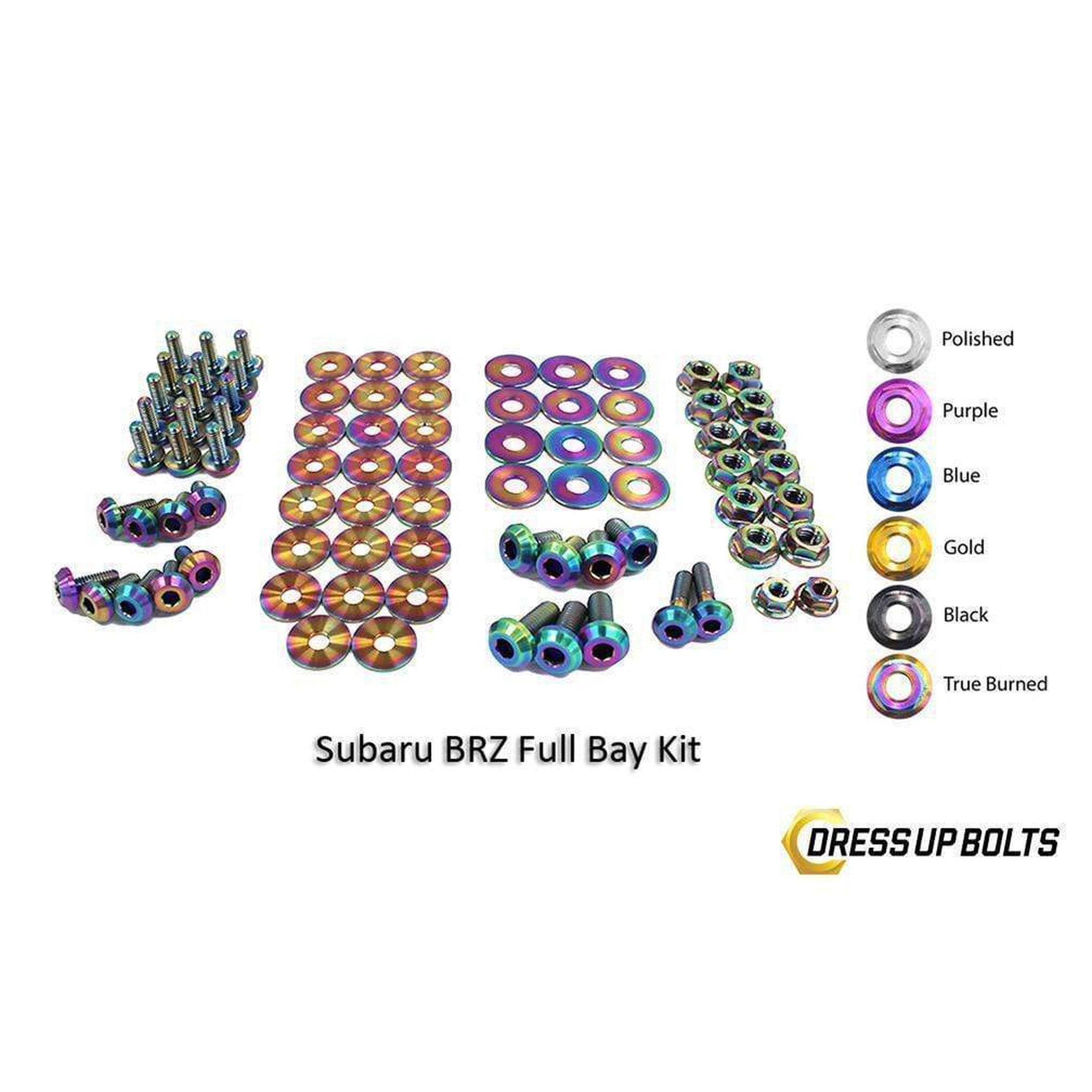 Fast Turn Fittings Stage 2 Subaru BRZ (2013-2020) Titanium Full Engine Bay Kit
