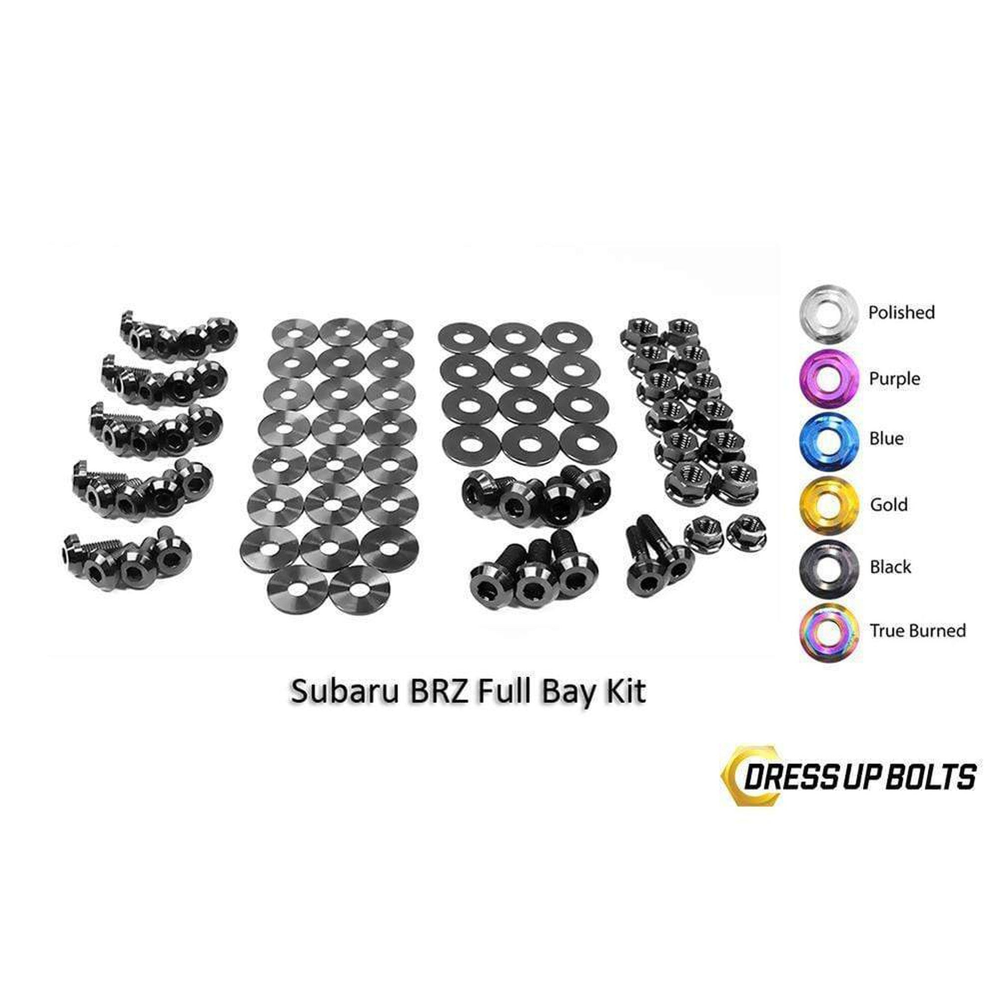 Fast Turn Fittings Stage 2 Subaru BRZ (2013-2020) Titanium Full Engine Bay Kit