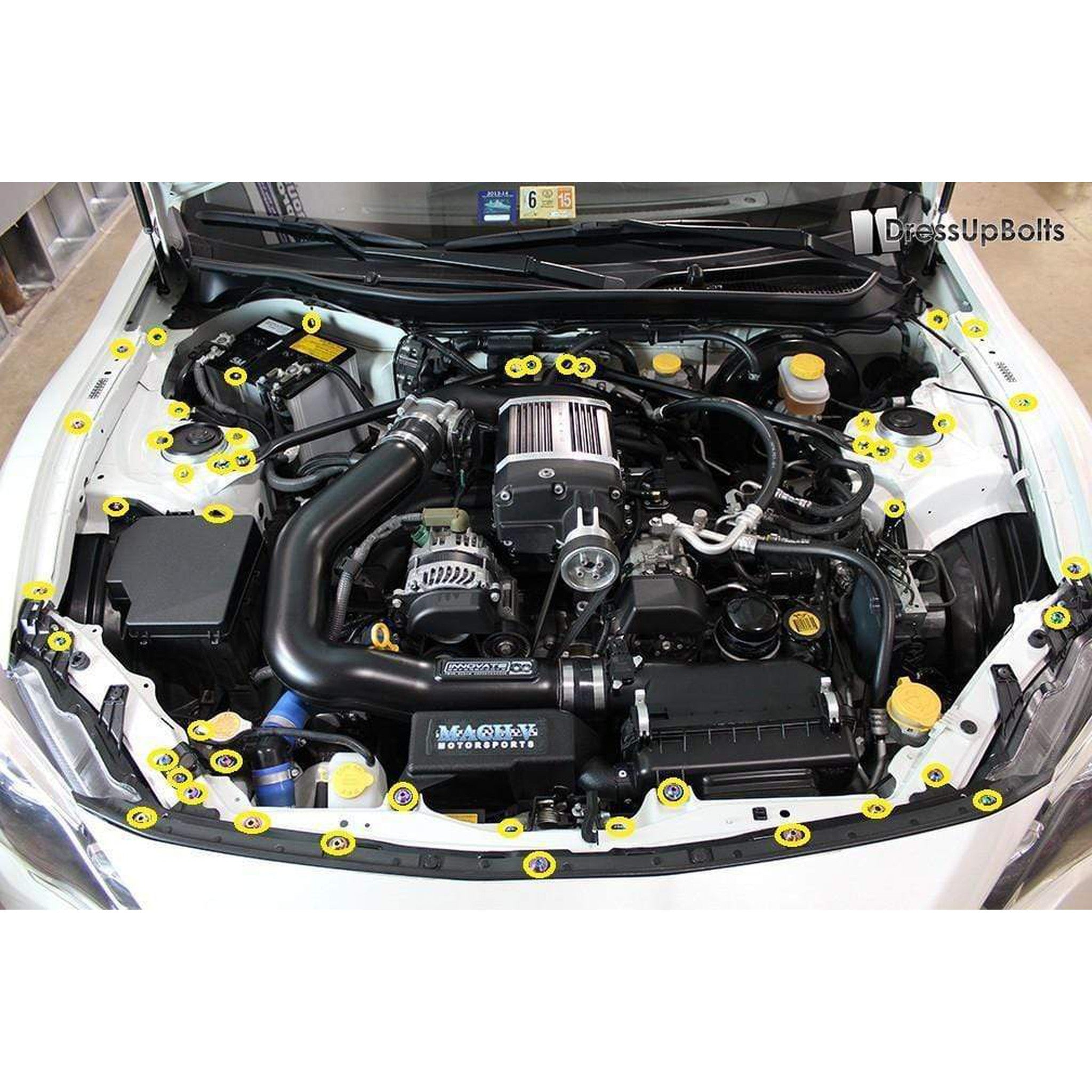 Fast Turn Fittings Stage 2 Subaru BRZ (2013-2020) Titanium Full Engine Bay Kit