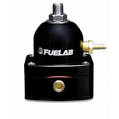 Fuelab 53501 Mini Series Adjustable Fuel Pressure Regulator; EFI Black | 53501-1
