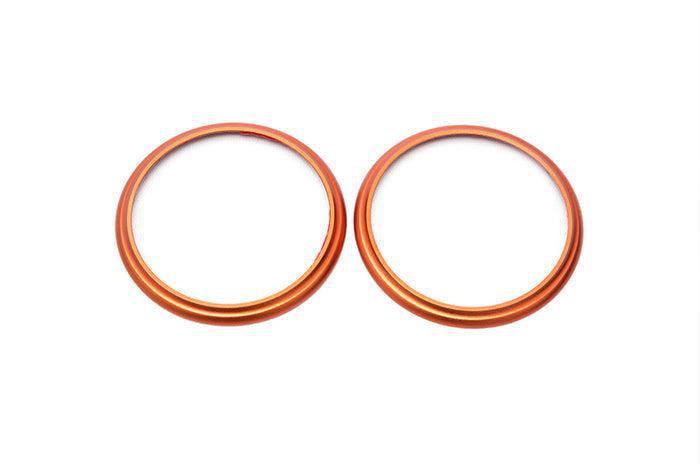 GCS Aluminum Outer A/C Vent Trim Orange 13-16 Scion FR-S / 13-20 Subaru BRZ / 17-20 Toyota 86 | AC-WC-OR