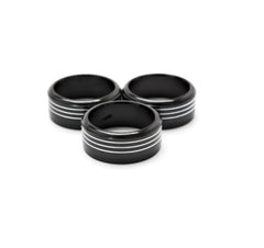 GCS Climate Control Knob Covers (3pc) Black WRX / STI 2015-2021 | ACKNOB-SUBARU-BK