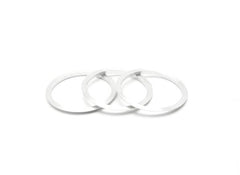 GCS Climate Control Trim Bezels 3pc Silver Subaru WRX / STI 2015-2021 | ACTRIM-SUBARU-SI