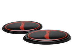 GCS Impreza i Throwback Front and Rear Emblems Red Logo WRX / STI 2015-2021 | 15IMPFRSET-RD