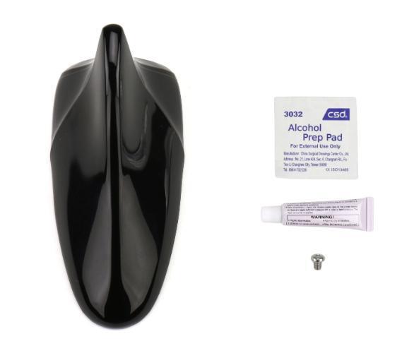 GCS Paint Matched Shark Fin Radio Antenna Dark Gray Metallic 61K 13-16 Scion FR-S / 13-20 Subaru BRZ / 17-20 Toyota 86 | ANT-FT86-61K