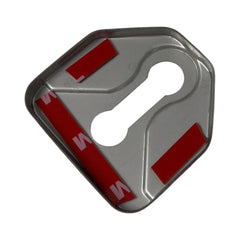 GCS Stainless Door Striker Cover Blue Subaru Vehicles | GCS-DOORSTRIKER-BL
