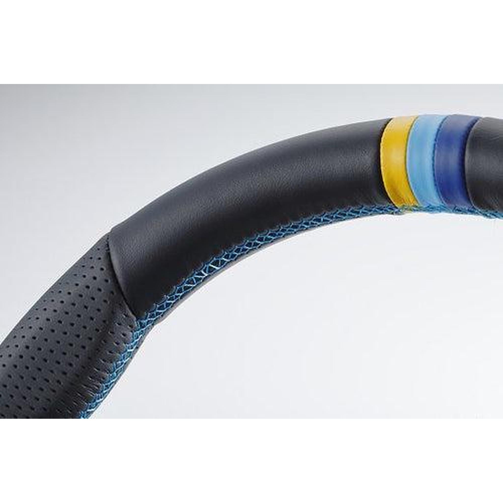 GReddy All-Leather Steering Wheel w/ TRUST 3 Colored Stitching BRZ / FR-S / 86 2013-2020 | 16610001