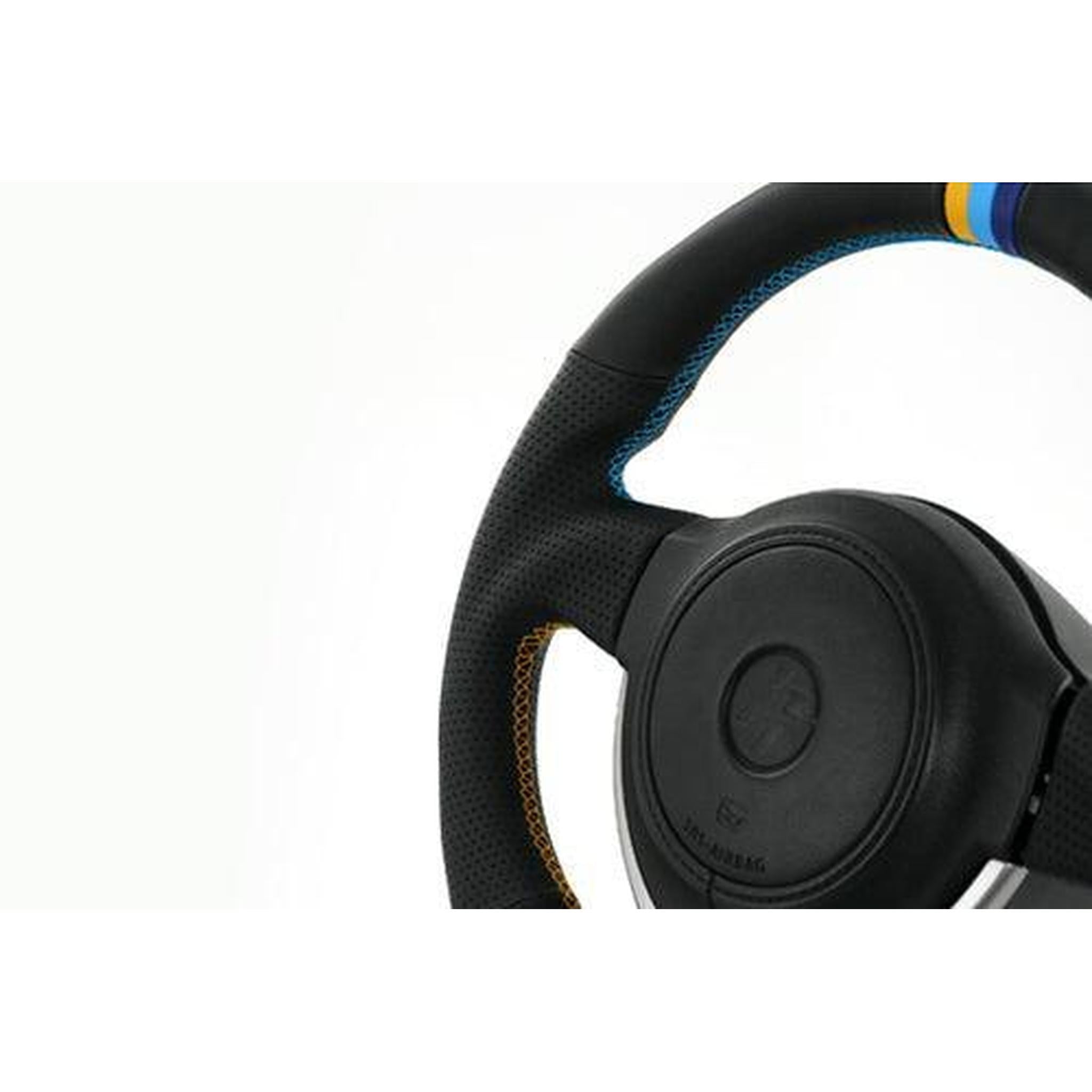 GReddy All-Leather Steering Wheel w/ TRUST 3 Colored Stitching BRZ / FR-S / 86 2013-2020 | 16610001