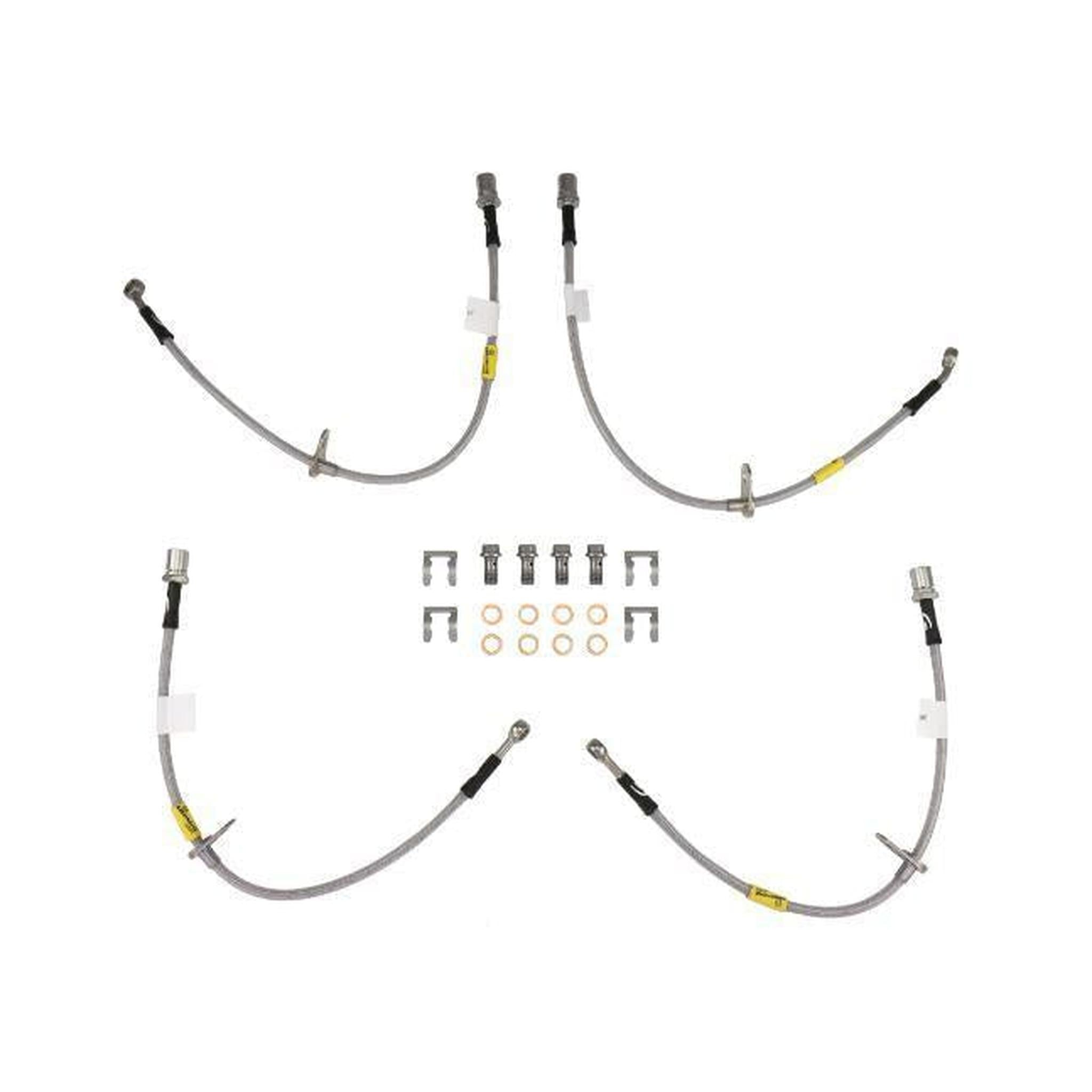 GoodRidge G-Stop Stainless Steel Brake Lines Front/Rear Subaru STI (w/ Brembo Calipers) 2015-2017 | 24225