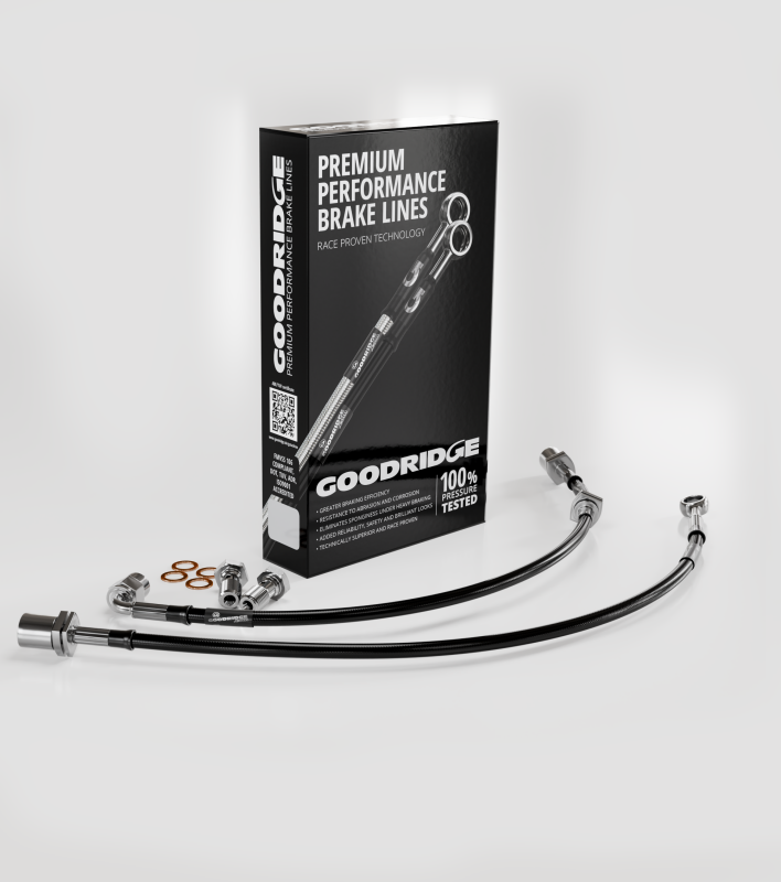 Goodridge G-Stop Stainless Steel Front Brake Lines Nissan 370Z 2009-2012 | 22075F