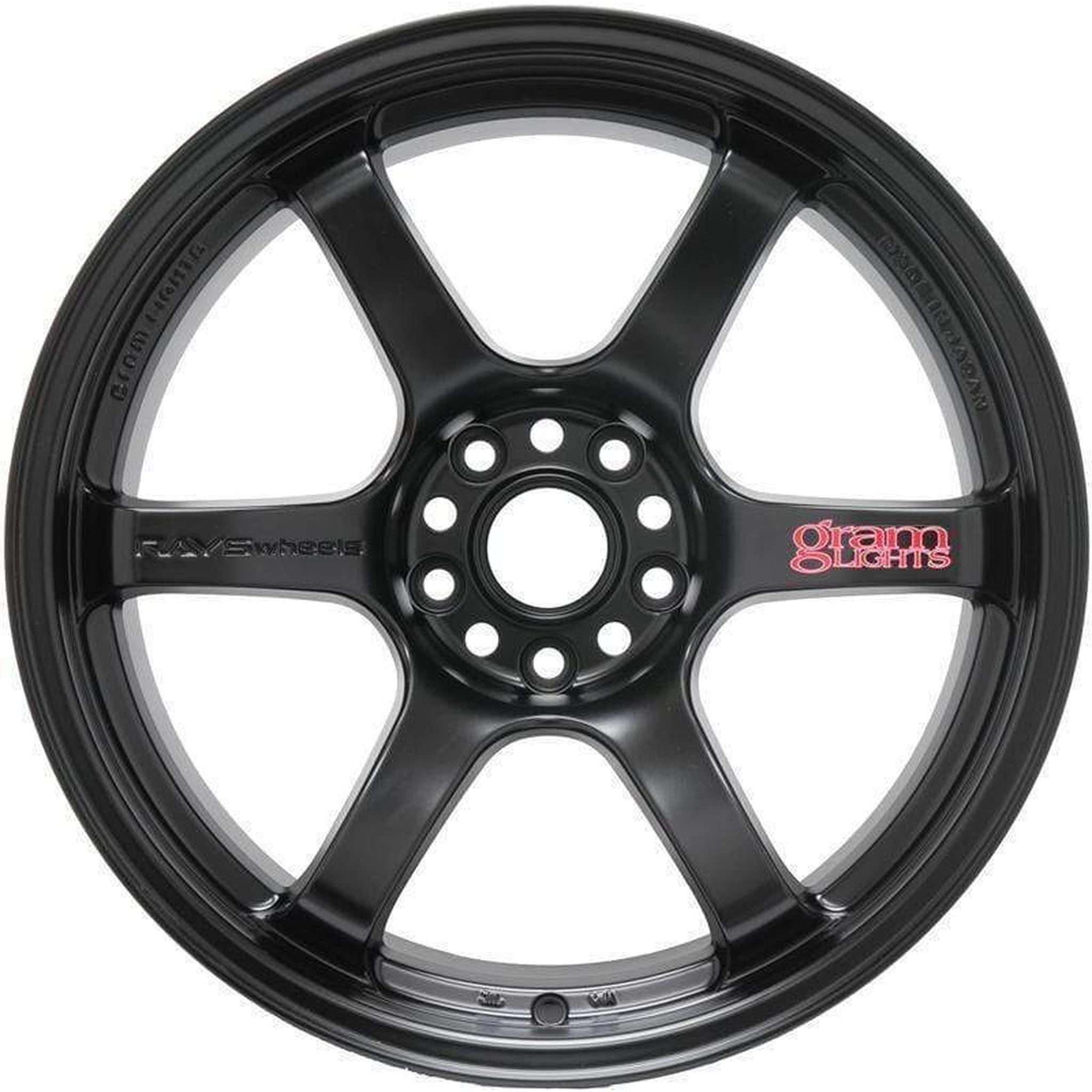 Gram Lights 57DR 17x9 +22 5x114.3 Semi Gloss Black Wheel | WGIQ22EH