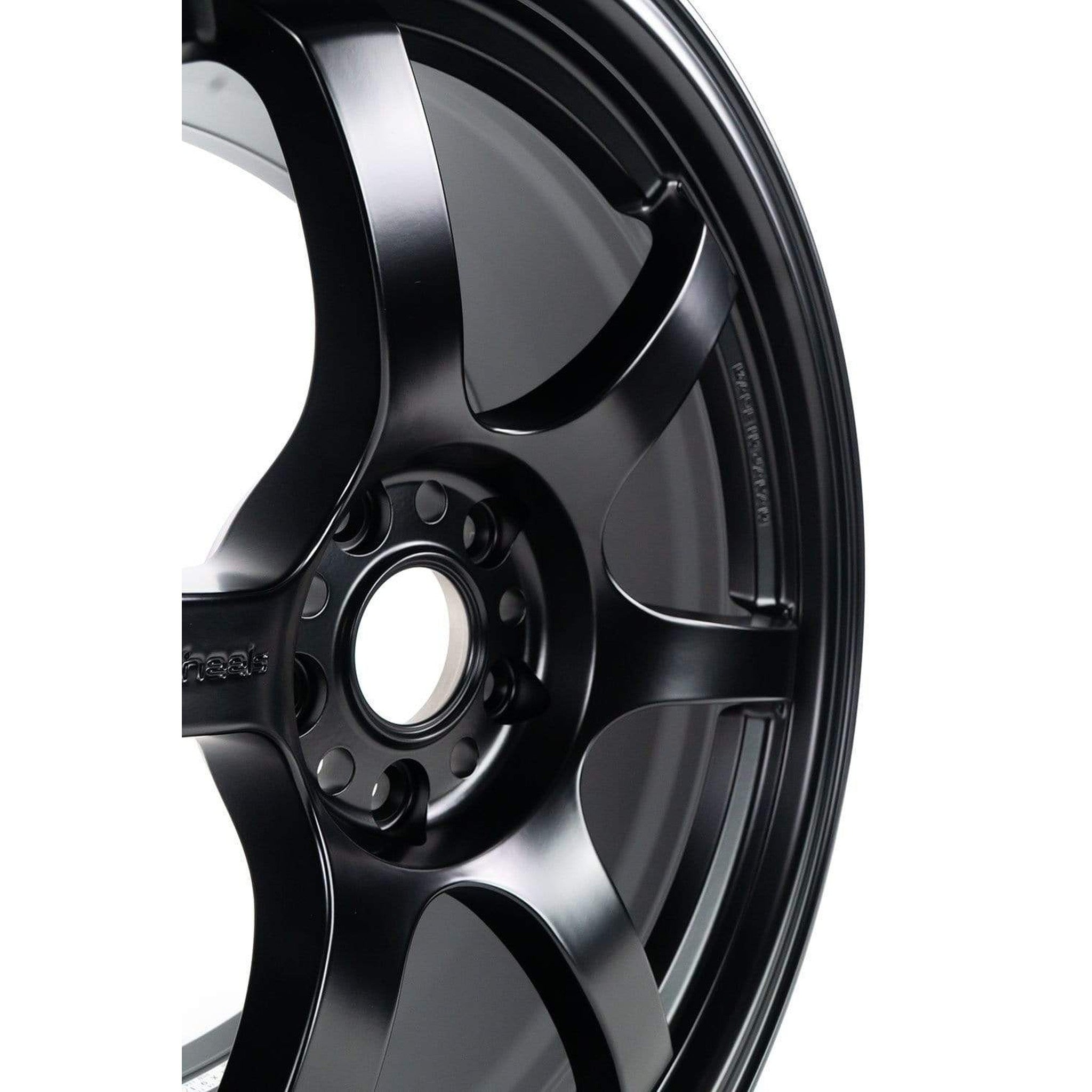 Gram Lights 57DR 17x9+38mm 5x100 Semi Gloss Black Wheel | WGIQ38DH