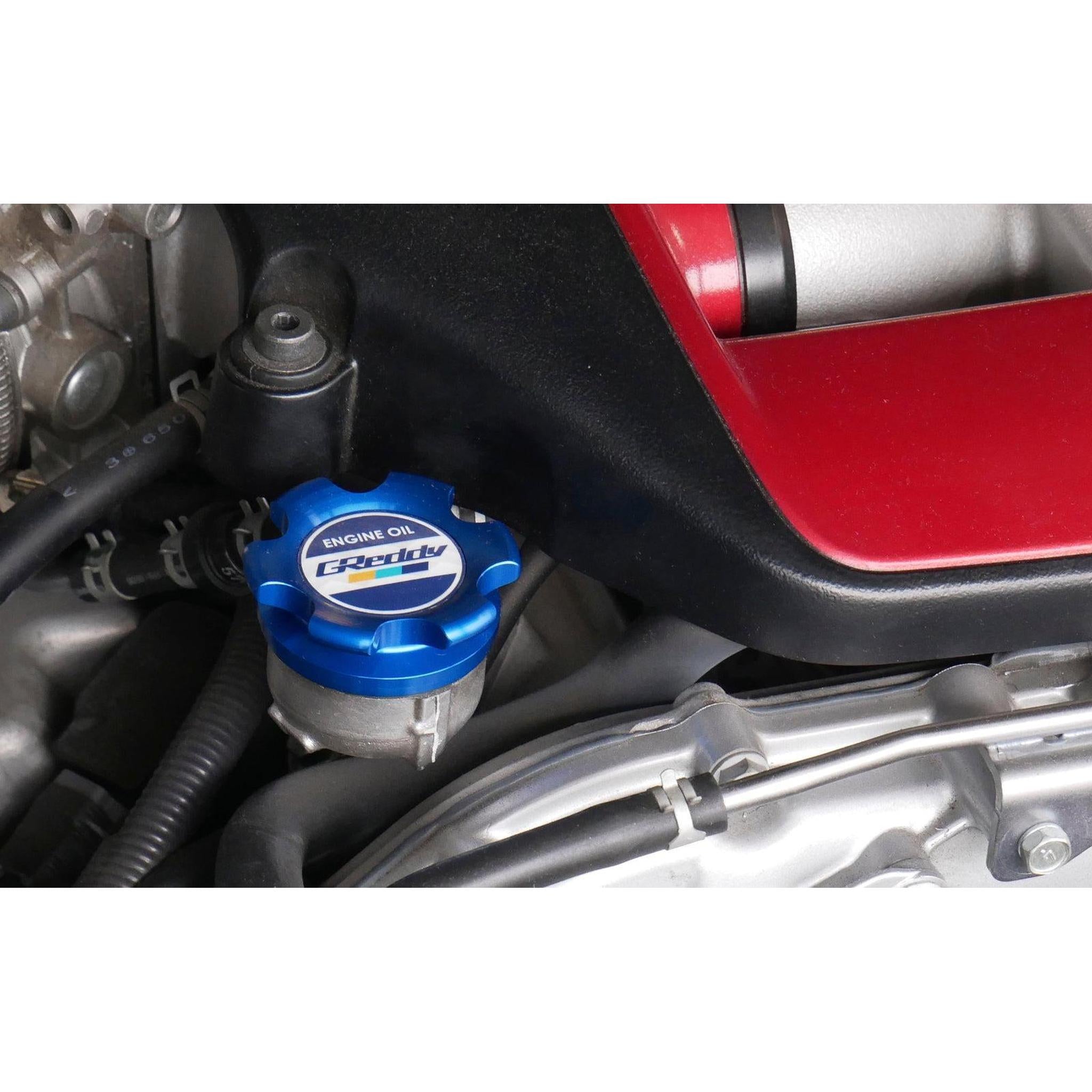 Greddy Type-B Oil Filler Cap Subaru M42-P4.5 - Blue | 13901506