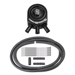 GrimmSpeed Black Air / Oil Separator Subaru WRX 02-07 / STI 04-21 / Forester XT 04-08 | 078006