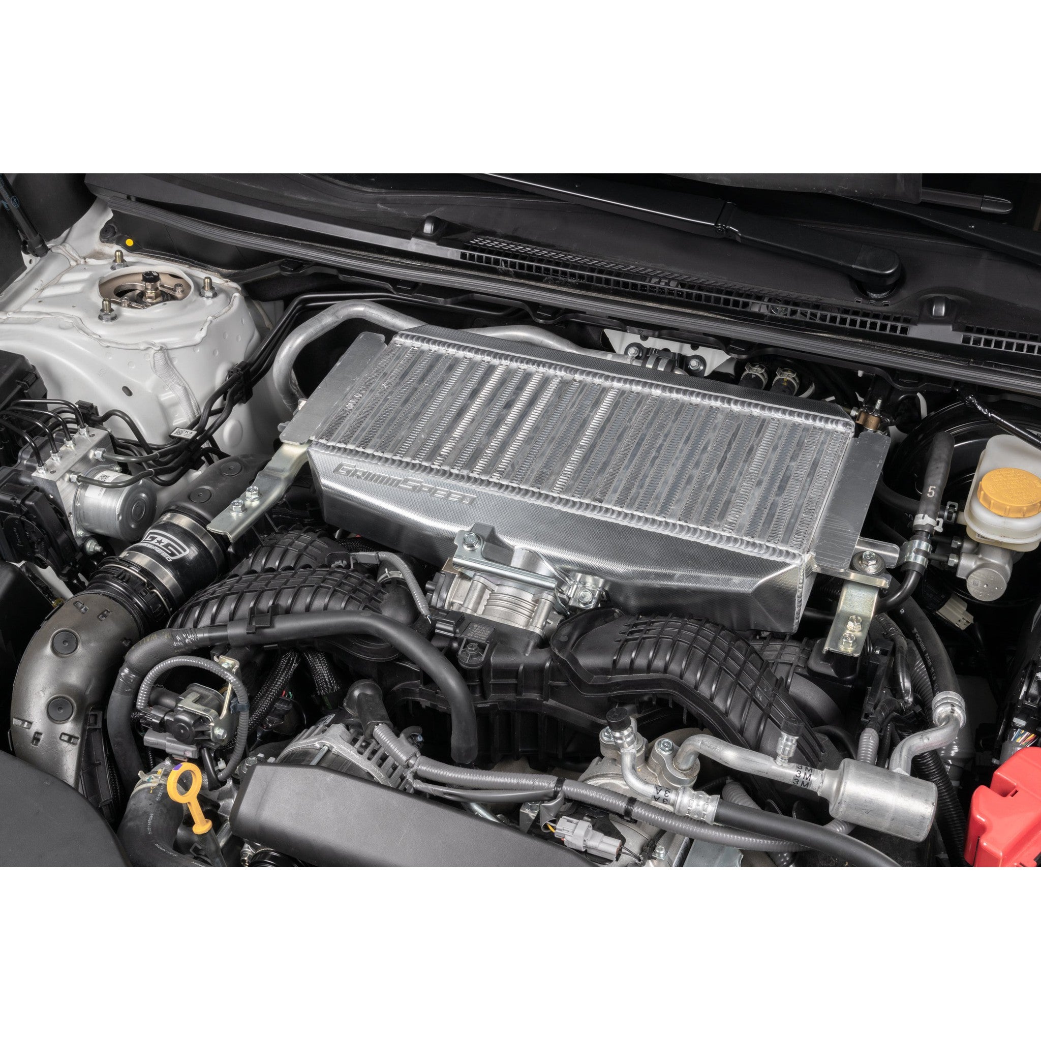GrimmSpeed Black Billet Top Mount Intercooler Kit Subaru WRX 2022-2026 | 113049BLK