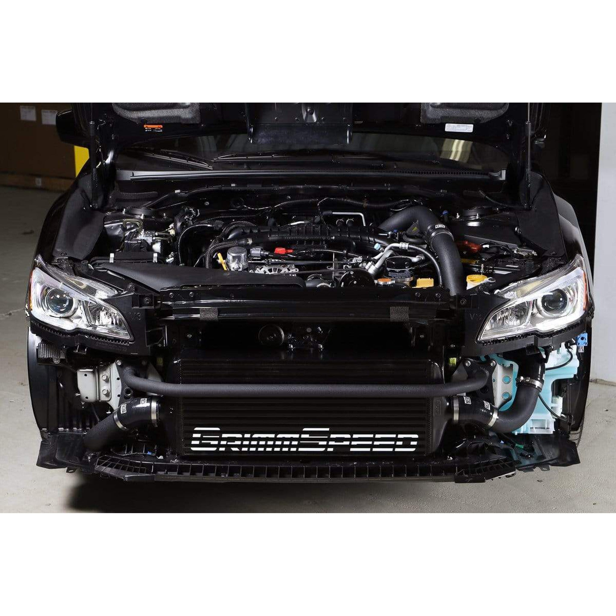 GrimmSpeed Front Mount Intercooler Kit Black Core / Black Pipe Subaru WRX 2015-2021 | 090256