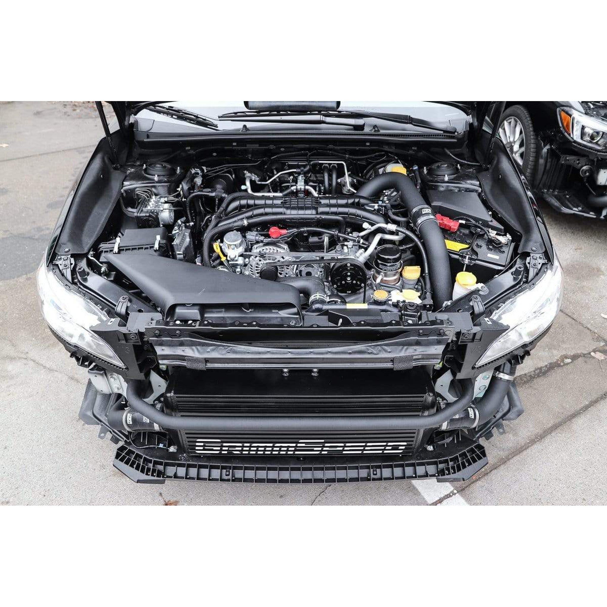 GrimmSpeed Front Mount Intercooler Kit Black Core / Black Pipe Subaru WRX 2015-2021 | 090256