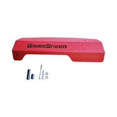 GrimmSpeed Pulley Cover Red Subaru WRX 2015-2021 | 099043