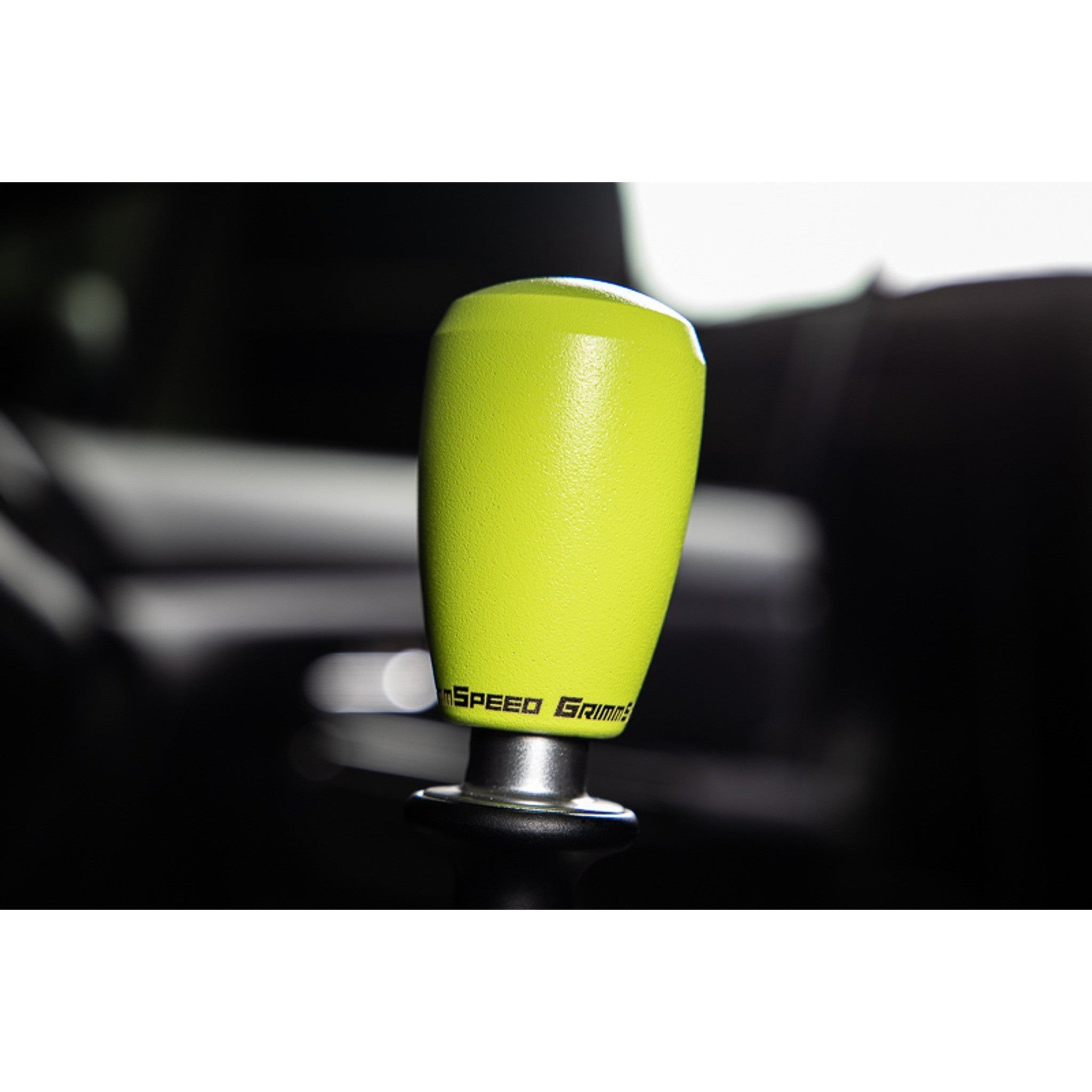 GrimmSpeed Shift Knob Stainless Steel Subaru WRX 02-26 / STI 04-21 - Neon Green | 380004