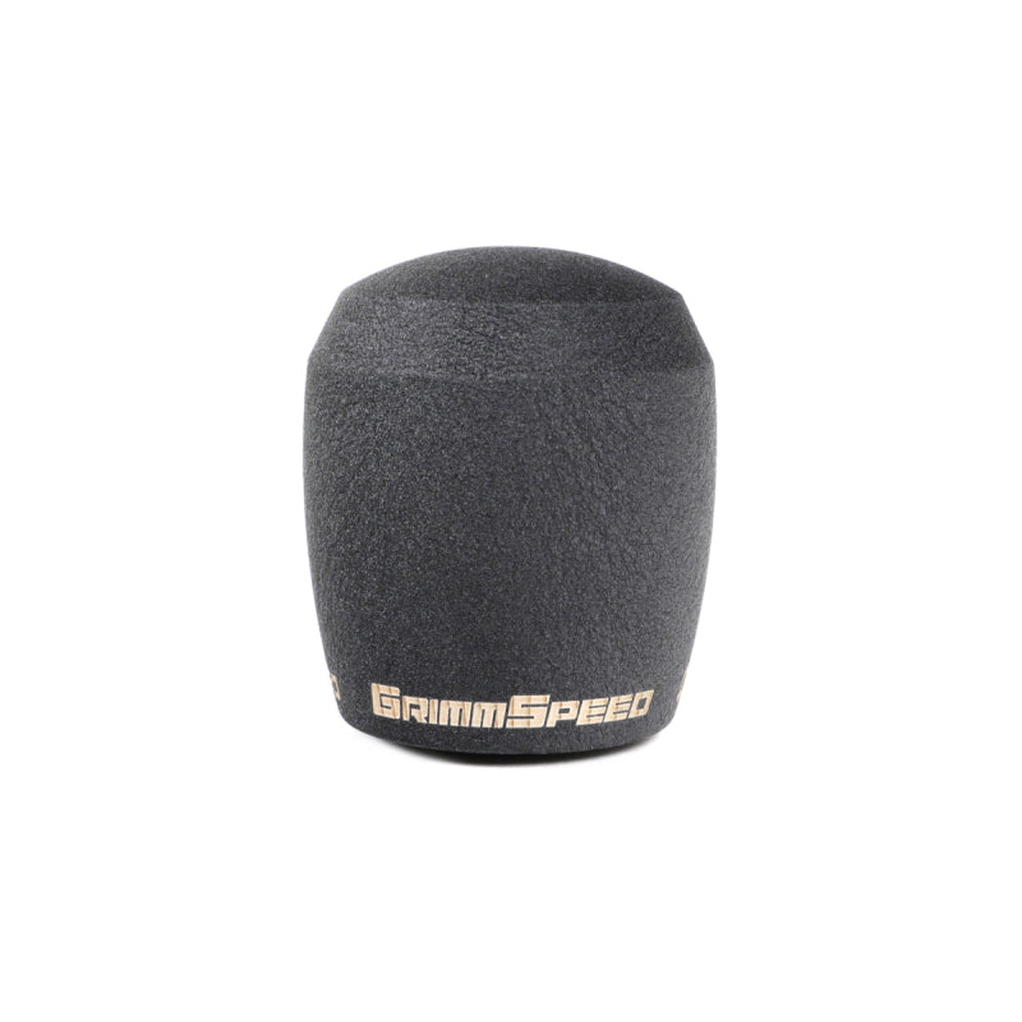GrimmSpeed Stubby Shift Knob Stainless Steel Subaru WRX 02-26 / STI 04-21 - Black | 380002