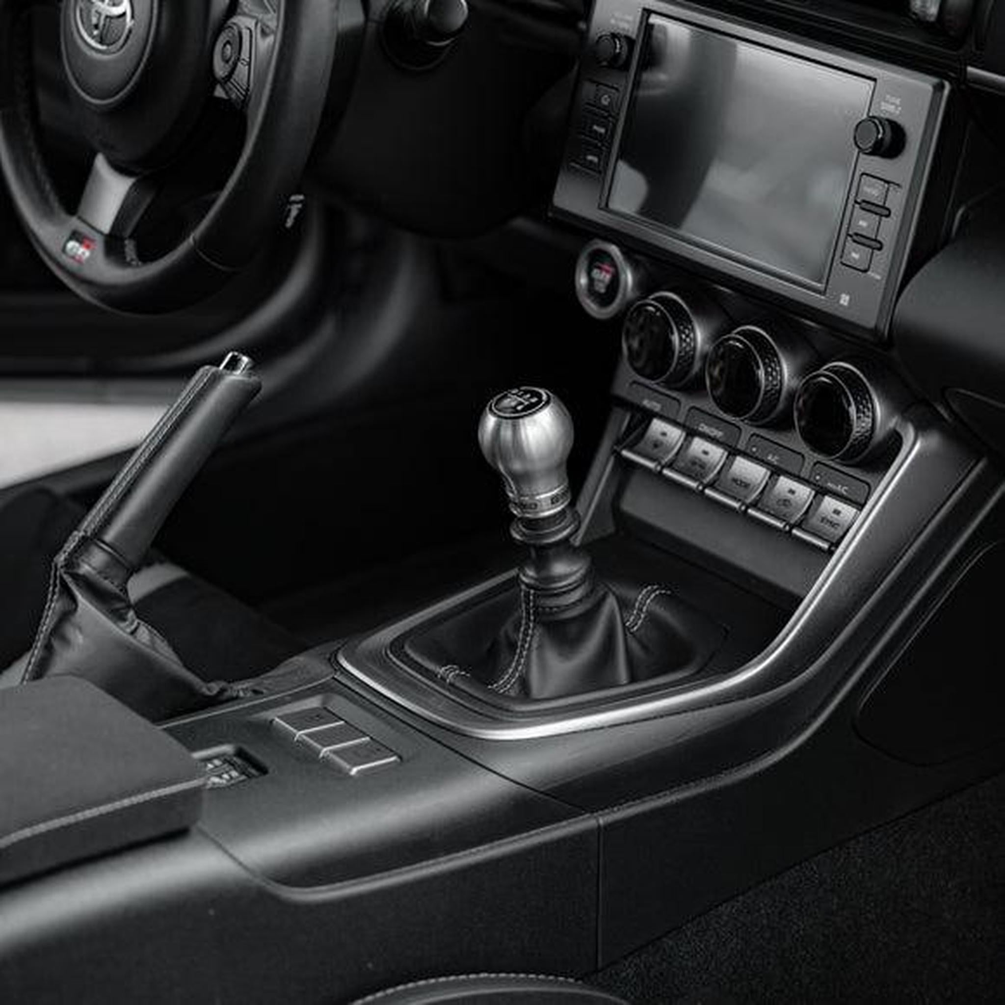 GrimmSpeed Swap-Top Weighted Bulb Shift Knob Stainless Steel WRX / STI 2002-2026 | 1.1007.1.SS
