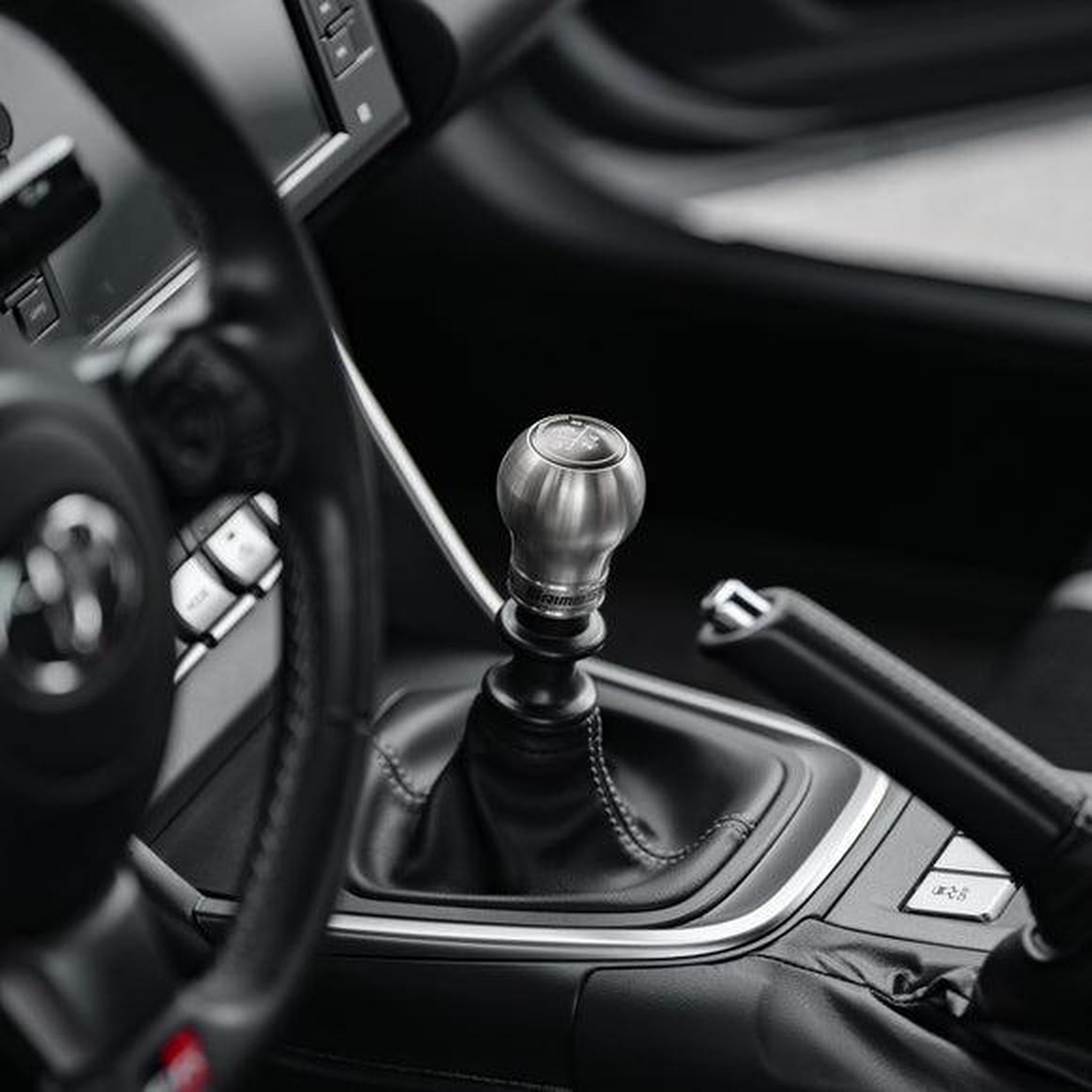 GrimmSpeed Swap-Top Weighted Bulb Shift Knob Stainless Steel WRX / STI 2002-2026 | 1.1007.1.SS