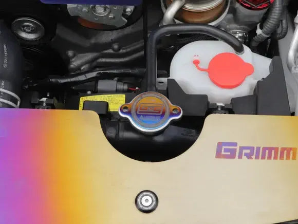 GrimmSpeed Titanium Radiator Cap - 1.3 Bar | GRM.1013.1.TI