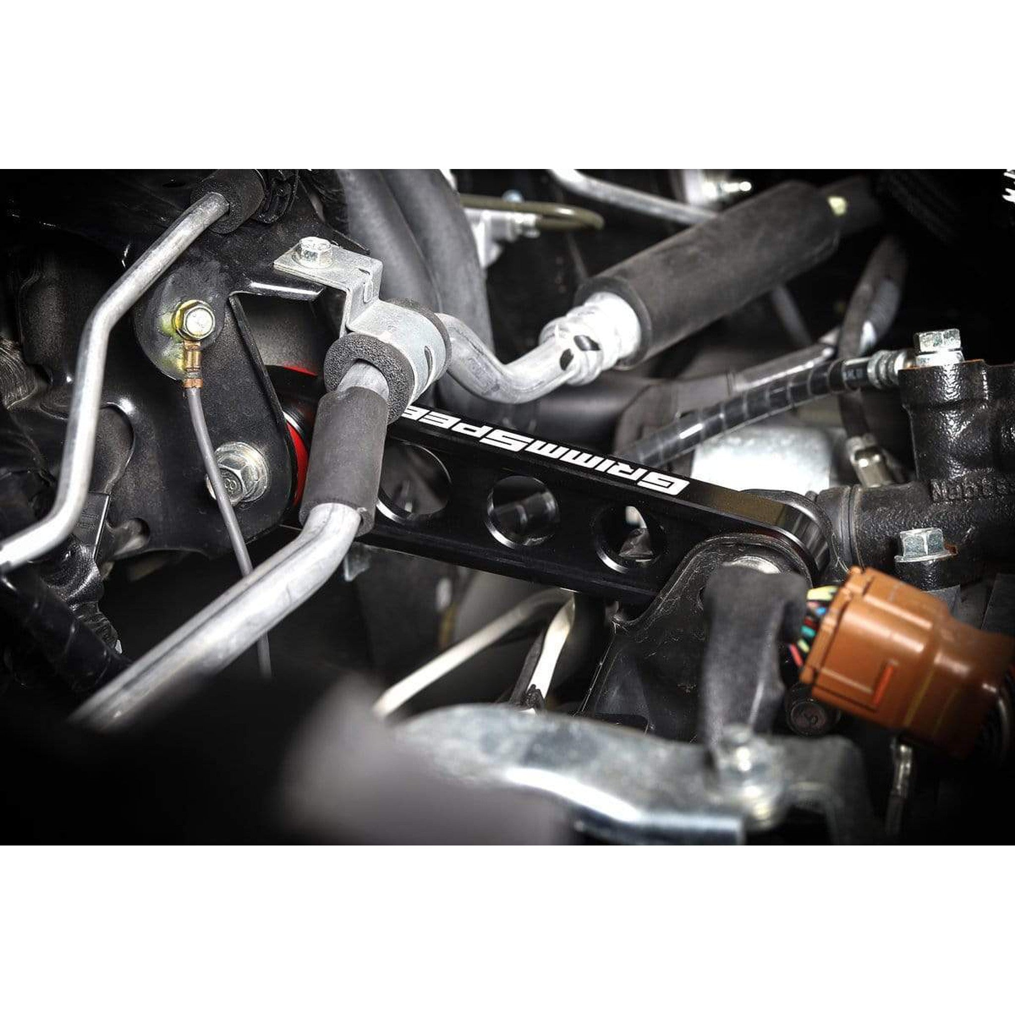 Grimmspeed Pitch Stop Mount Red Race Version (95A Bushings) Subaru WRX 2002-2026 / STI 2004-2021 | 122009