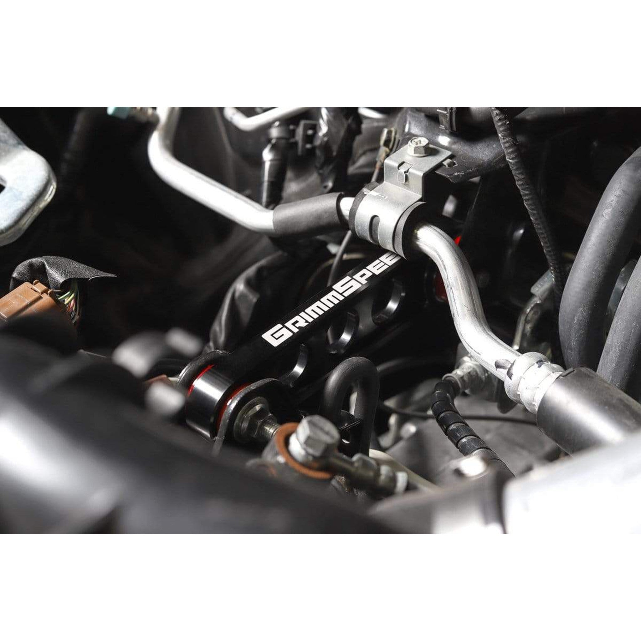 Grimmspeed Pitch Stop Mount Red Race Version (95A Bushings) Subaru WRX 2002-2026 / STI 2004-2021 | 122009