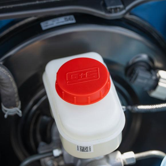 Grimmspeed Red Engine Bay Reservoir Cap Set - 22-26 WRX /BRZ/ FRS/ GT86/ GR86 | 113121RED