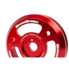 Grimmspeed Red Lightweight Crank Pulley WRX 2015-2018 / BRZ 2013-2018 / FR-S 2013-2016 | 095024