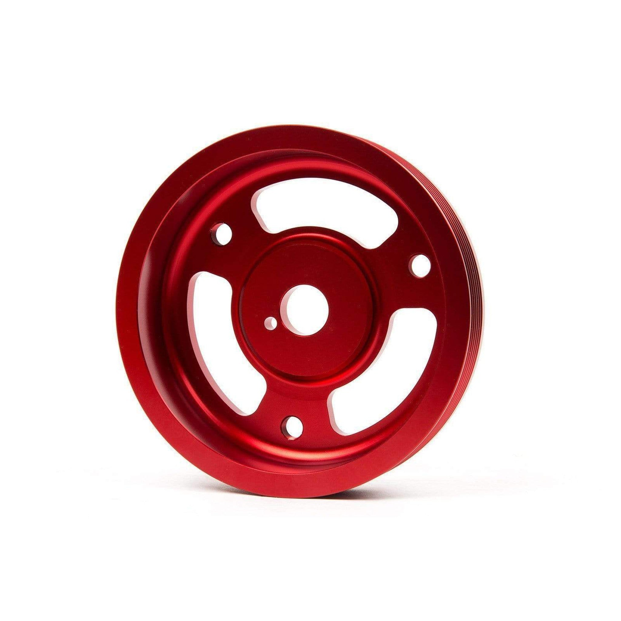 Grimmspeed Red Lightweight Crank Pulley WRX 2015-2018 / BRZ 2013-2018 / FR-S 2013-2016 | 095024