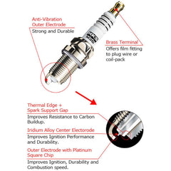 HKS M-Series Super Fire Racing Spark Plugs (Set of 10) M50HL WRX 15-21 | 50003-M50HL