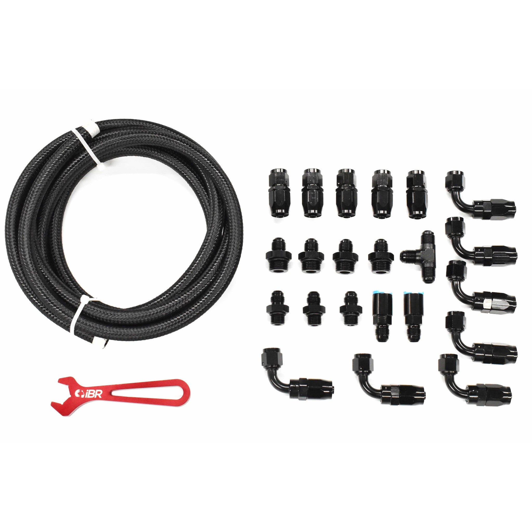 I Build Race Cars -6 AN Parallel Feed Fuel Line Kit Subaru EJ WRX / ST