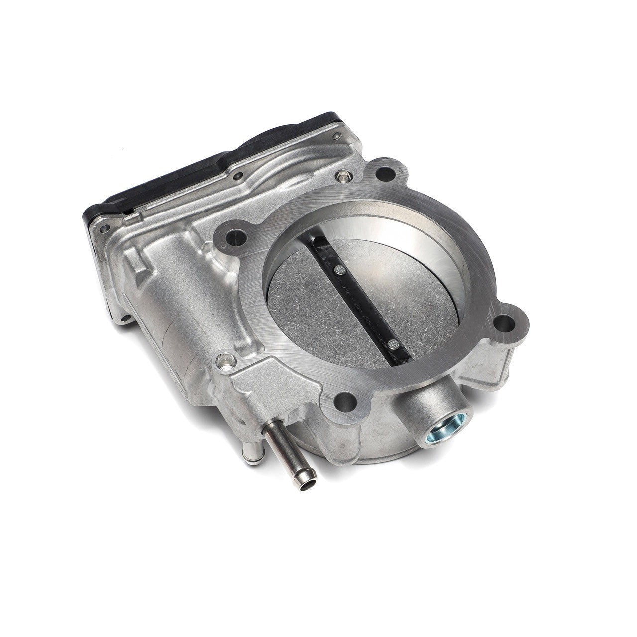IAG Big Bore 76mm Throttle Body w/ Electronics & Silver Adapter for OEM STI, Cosworth & AMS Intake Manifolds STI 04-21 | IAG-AFD-2027SL