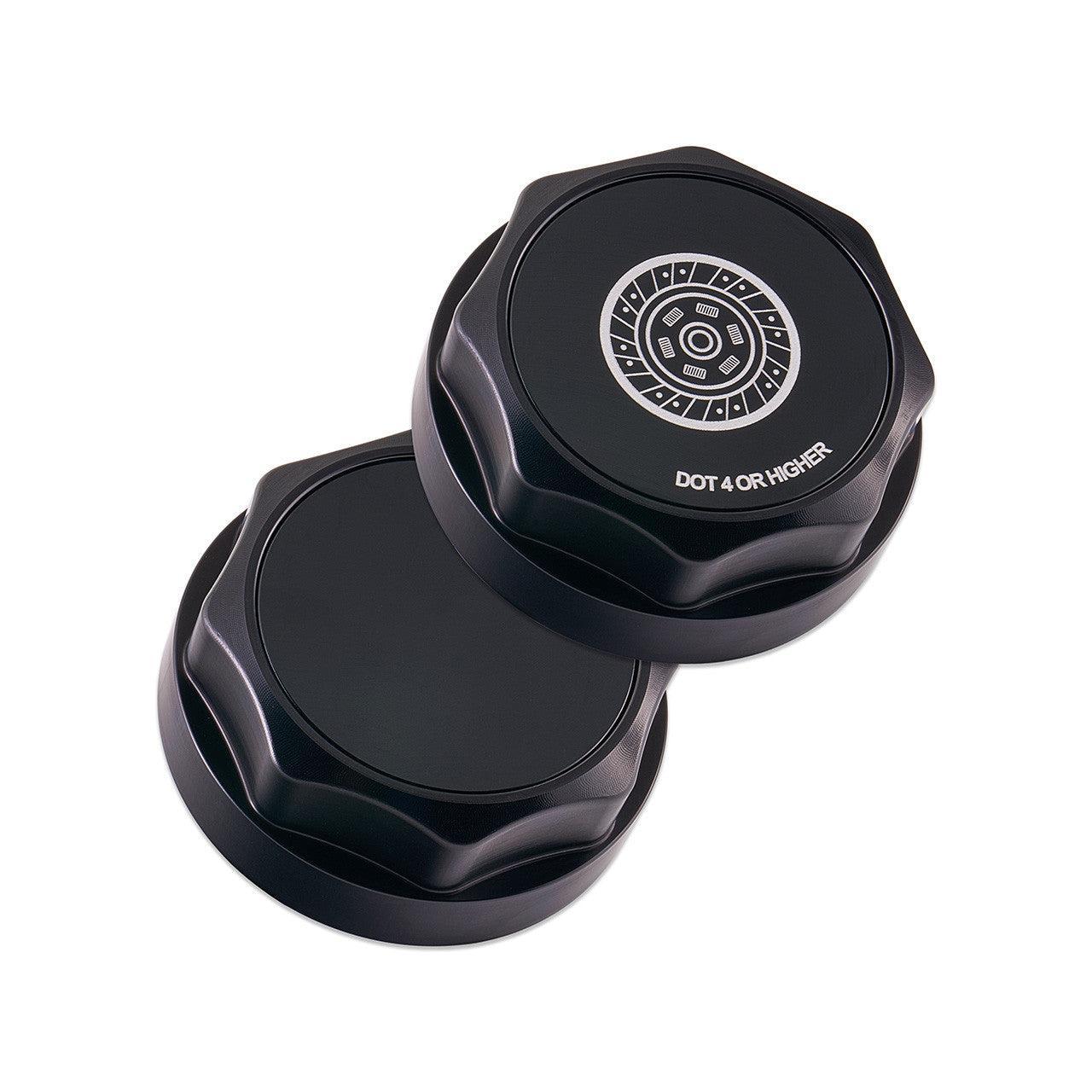 IAG Revolve Clutch Fluid Reservoir Cap w/ Anodized Color Accent Black Subaru BRZ 2013-2026 | IAG-ACC-5313BKBK