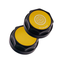 IAG Revolve Clutch Fluid Reservoir Cap w/ Anodized Color Accent Gold Subaru BRZ 2013-2026 | IAG-ACC-5313BKGD