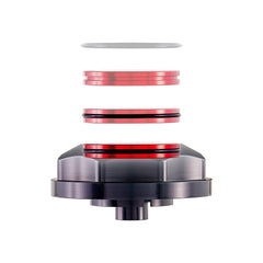 IAG Revolve Power Steering Reservoir Cap w/ Anodized Color Accent Silver WRX 02-07 / STI 04-07 / Forester XT 04-08 | IAG-ACC-5306BKSL