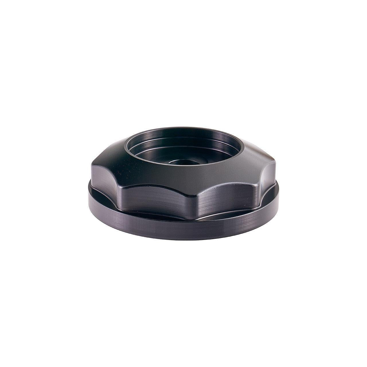 IAG Revolve Power Steering Reservoir Cap w/ Anodized Color Accent Silver WRX 02-07 / STI 04-07 / Forester XT 04-08 | IAG-ACC-5306BKSL