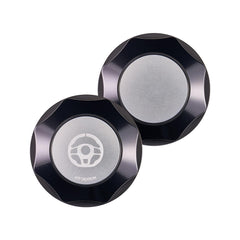 IAG Revolve Power Steering Reservoir Cap w/ Anodized Color Accent Silver WRX 08-14 / STI 08-21 / Legacy GT 05-09 | IAG-ACC-5307BKSL
